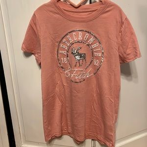 VGUC- Girls Abercrombie & Fitch short sleeve T-shirt, size 11/12